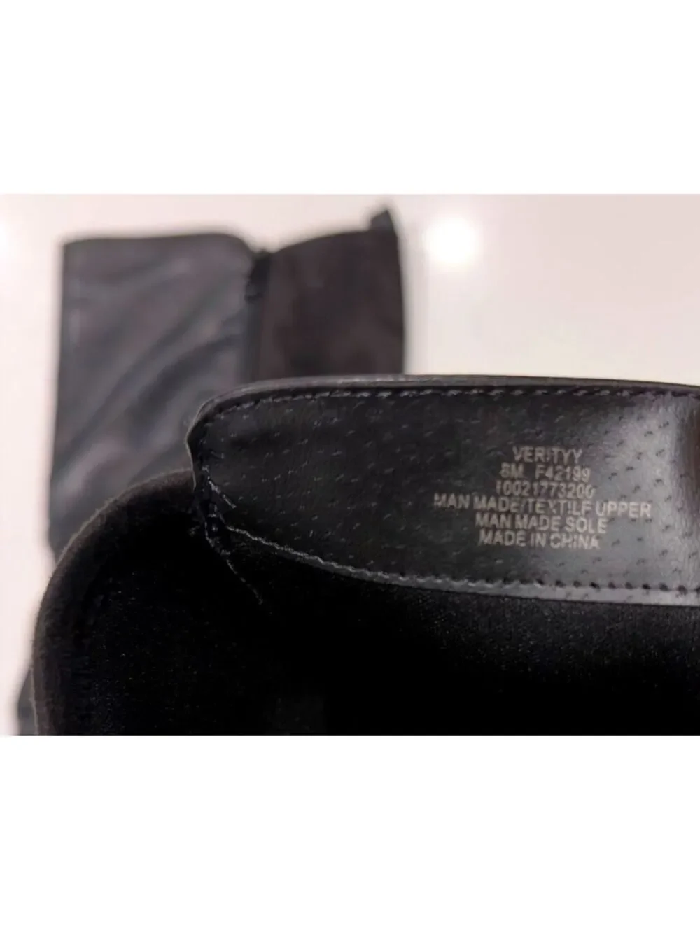 Style & Co Verityy Black Block Heel Boots Women Size 8